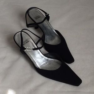 Strappy Black Stuart Weitzman Low Heels